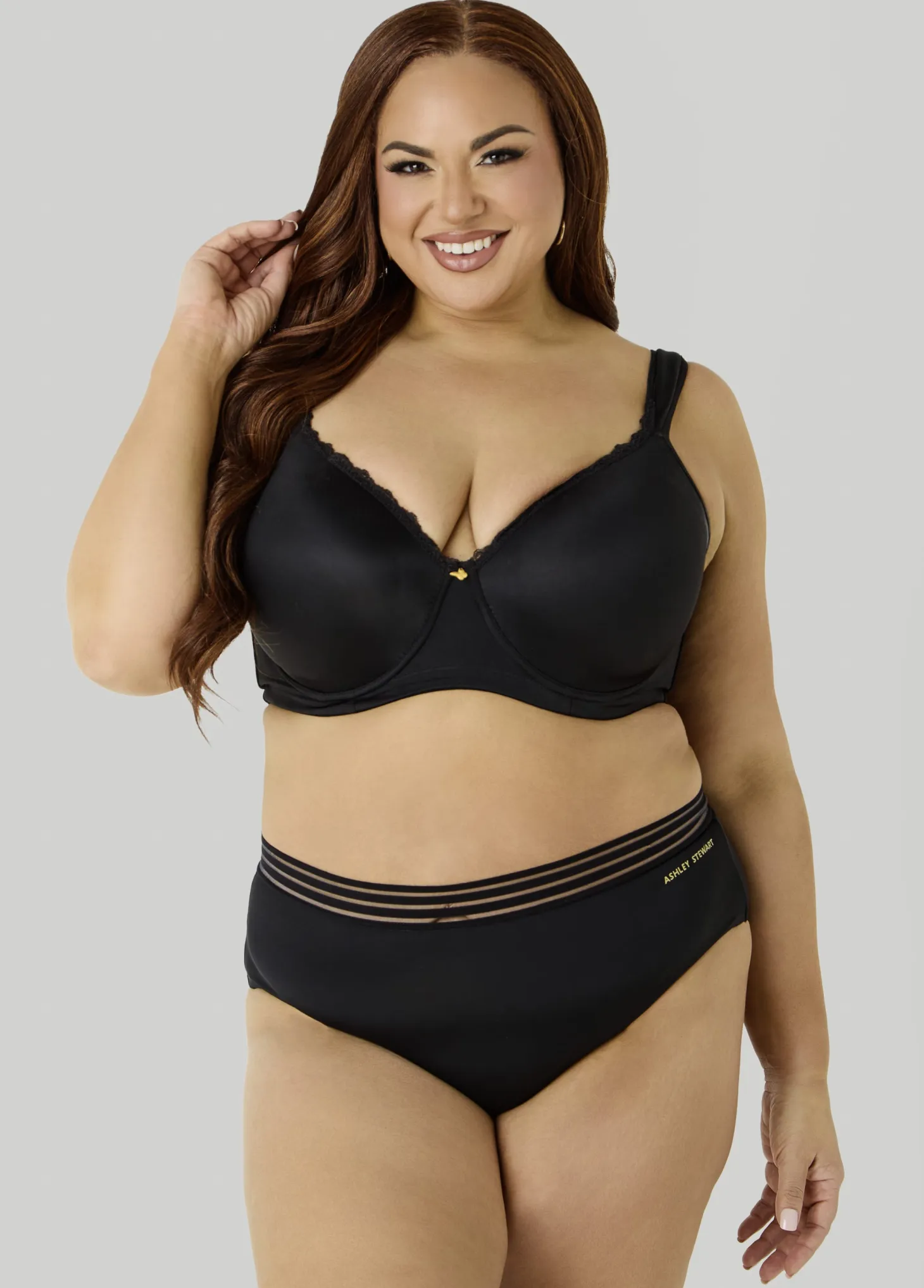 Sheer Waist Microfiber Briefs