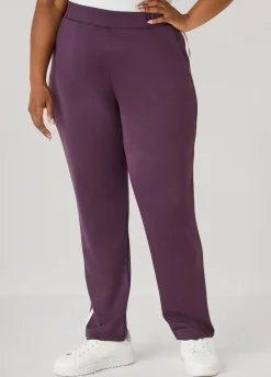 Striped Athletic Knit Joggers
