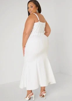 Tall Sweetheart Denim Maxi Dress