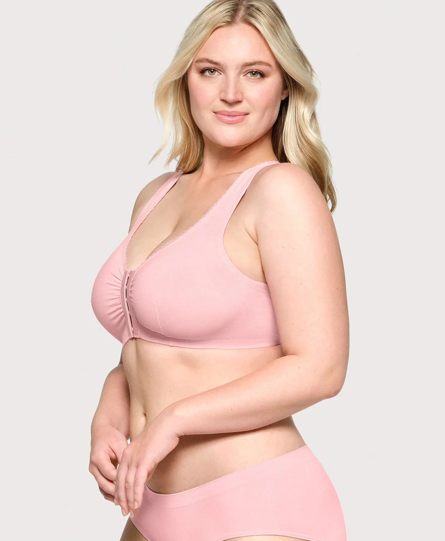T Back Lace Panel Comfort Bra