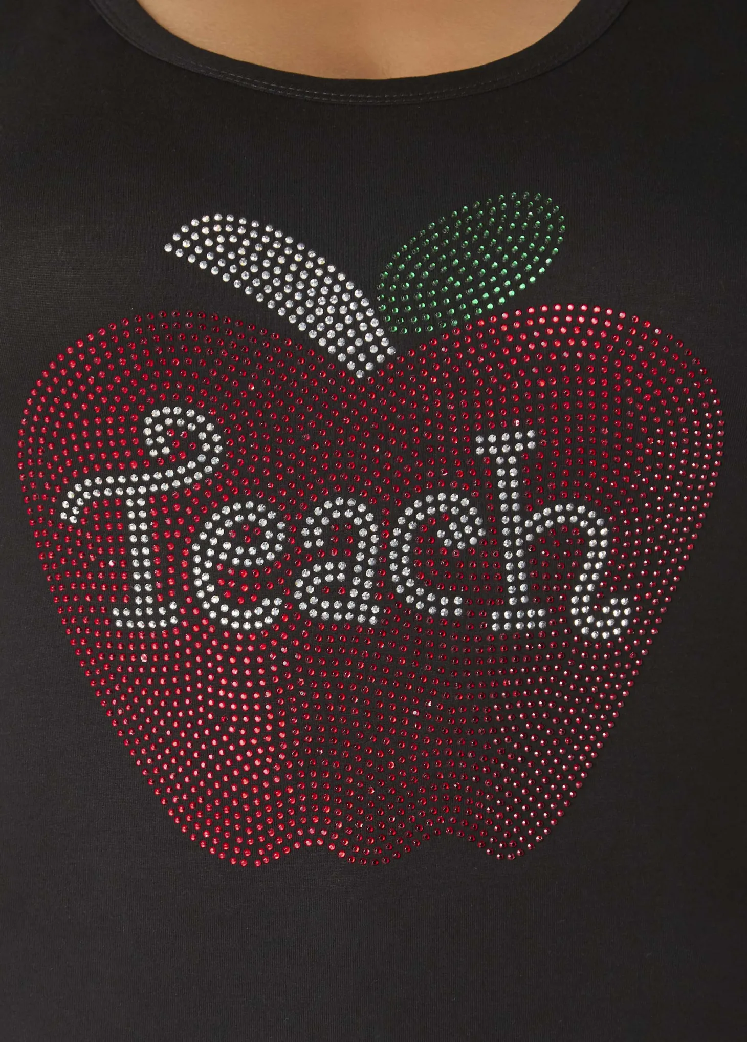 Teach Crystal Embellished Tee