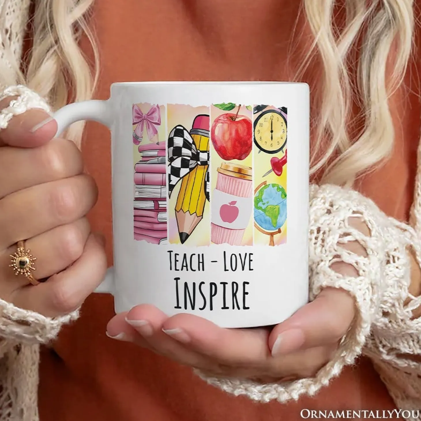 Teach Love Inspire Ceramic Mug