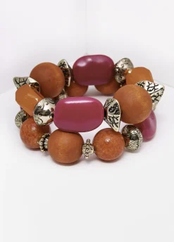 Textured Beaded Bracelets
