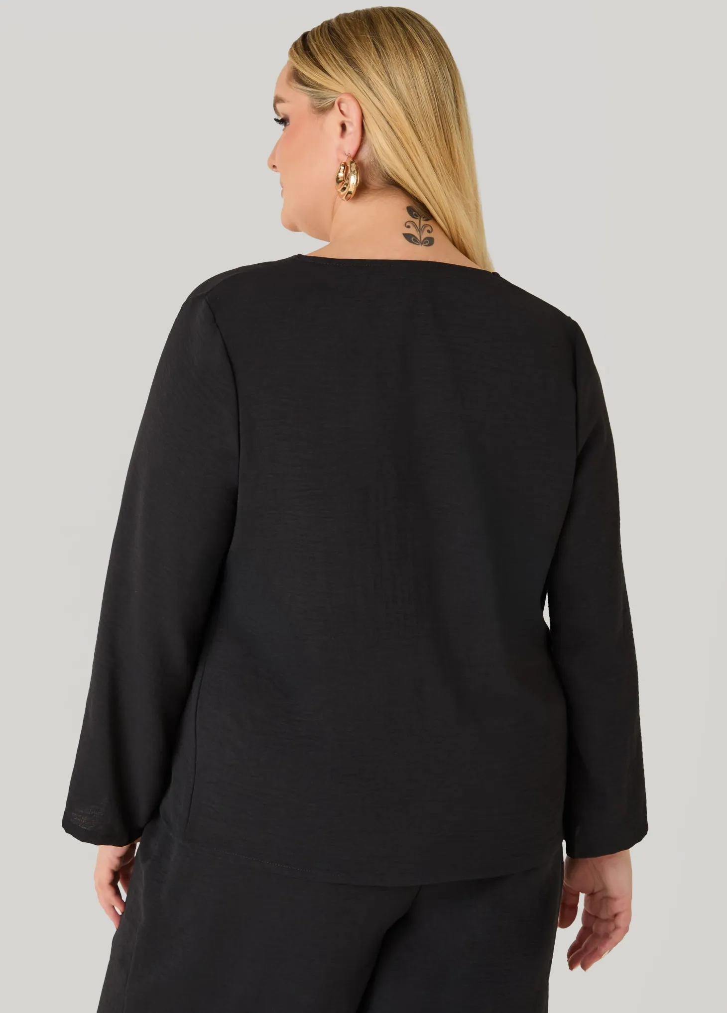 Textured Tie Front Jacket