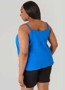 Textured V Neck Cami