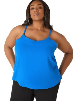 Textured V Neck Cami