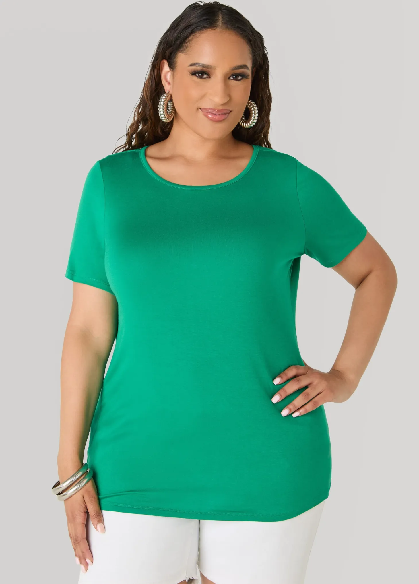 The Basic Crewneck Jersey Tee