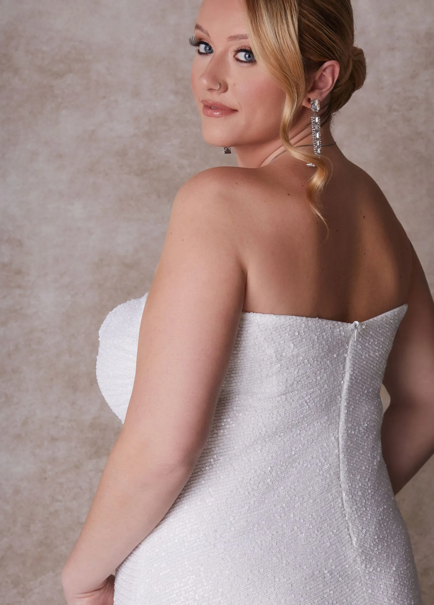 The Ella Strapless Wedding Gown