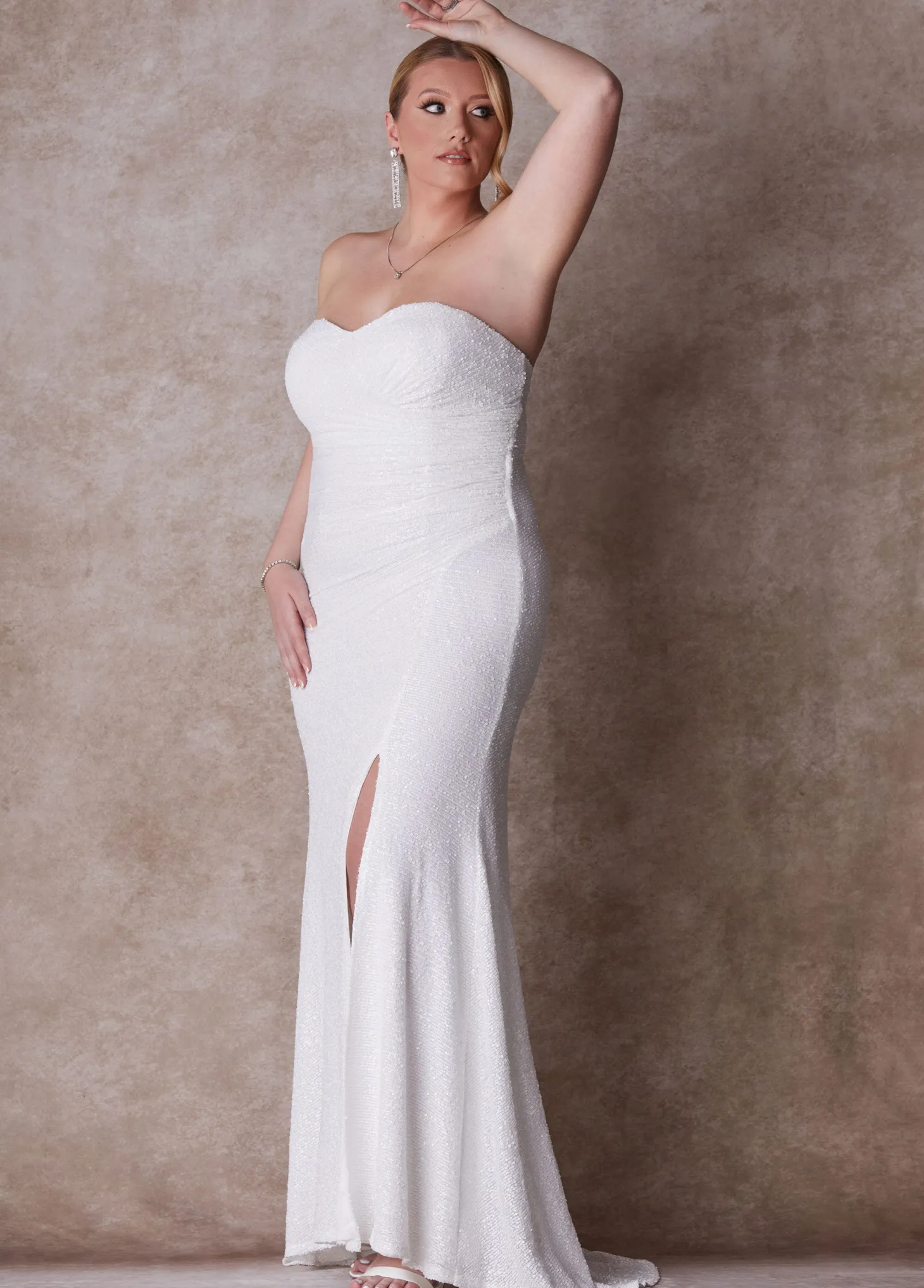The Ella Strapless Wedding Gown