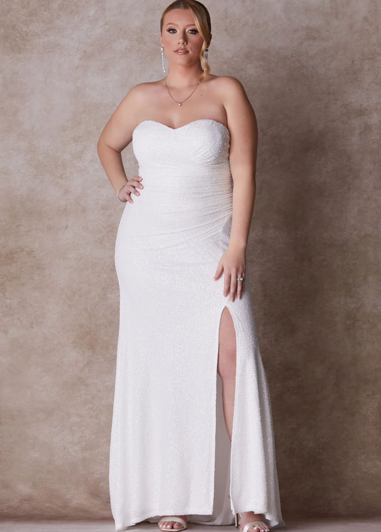 The Ella Strapless Wedding Gown