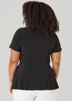 Tiered Peplum Top
