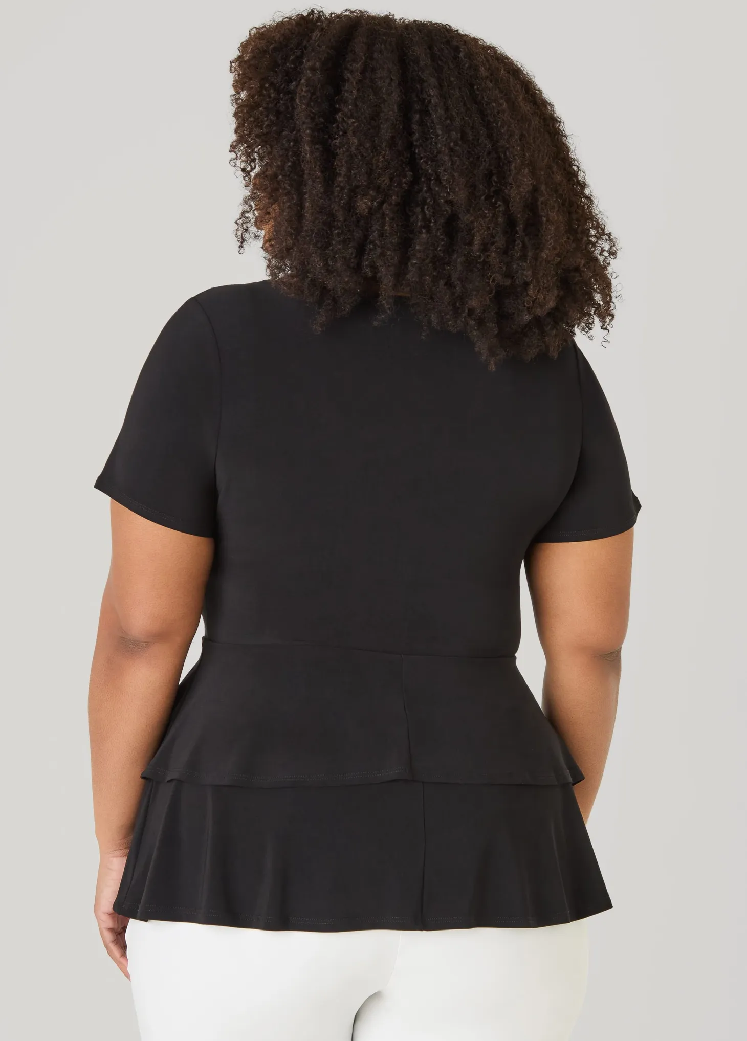 Tiered Peplum Top