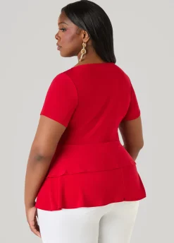 Tiered Peplum Top