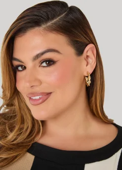 Twisted Hoop Earrings