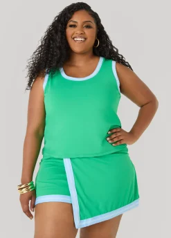 Two Tone Tennis Tank