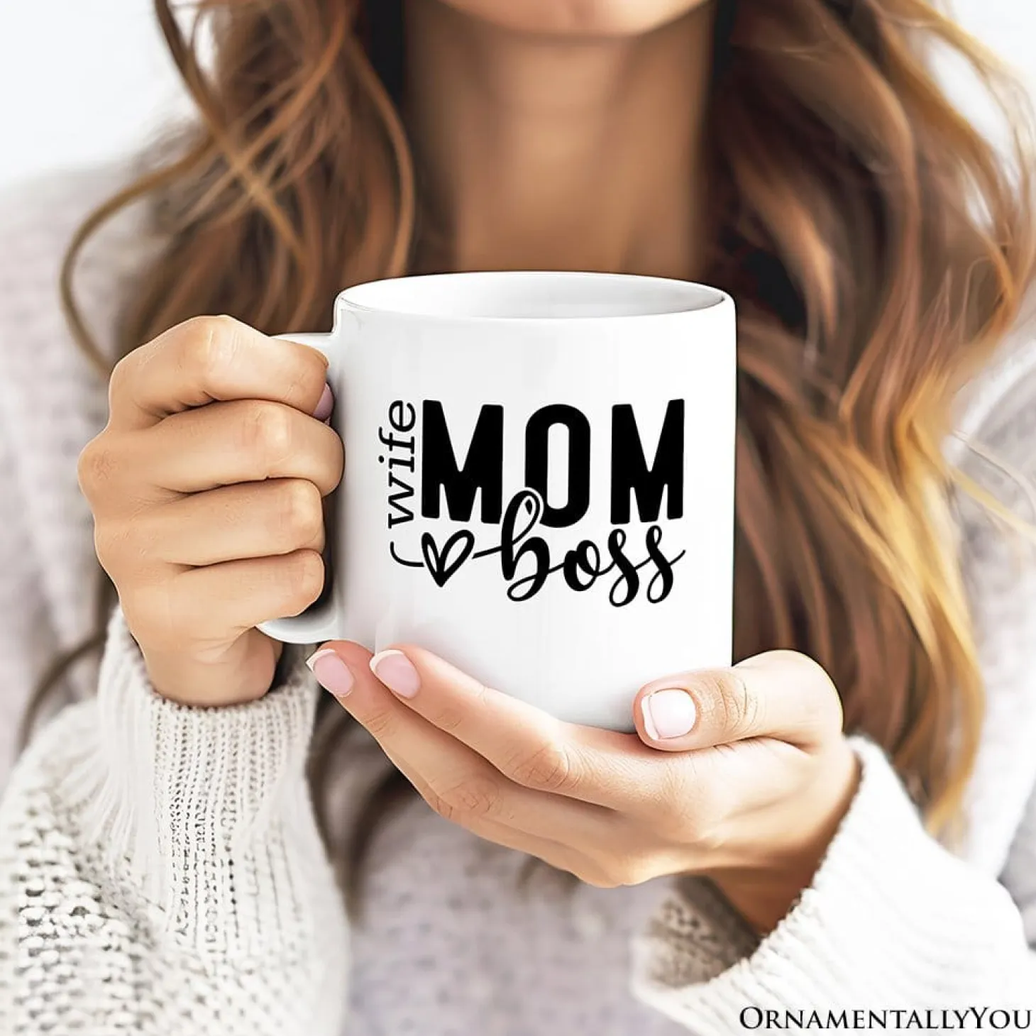 Wife Mom Boss Ceramic Mug